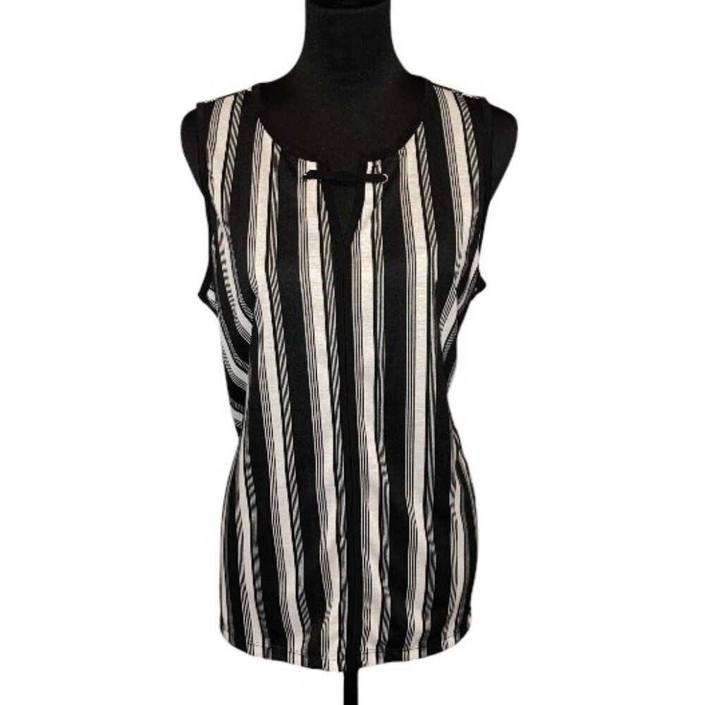 ALWAYS INDIGO STRIPED TANK TOP